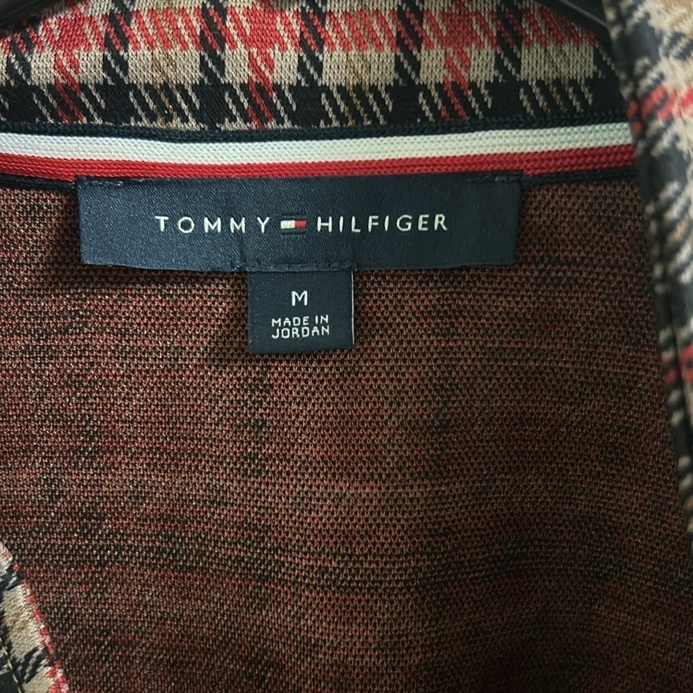 Tommy Hilfiger plaid print band jacket‎ - Picture 2 of 4